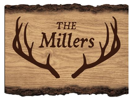 FAUX SLICED LOG SIGN