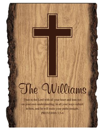 FAUX SLICED LOG SIGN