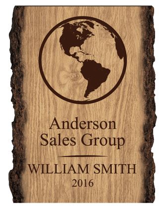 FAUX SLICED LOG SIGN