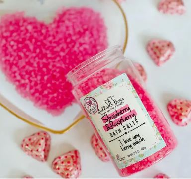 Strawberry and Raspberry Bath Salts, 17.6oz