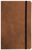 TAN FAUX LEATHER NOTEBOOK LARGE A5