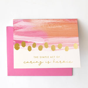 The Simple Act Greeting Card