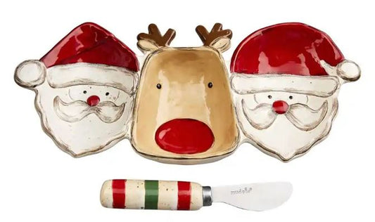 SANTA AND REINDEER TRIPLE DIP SET