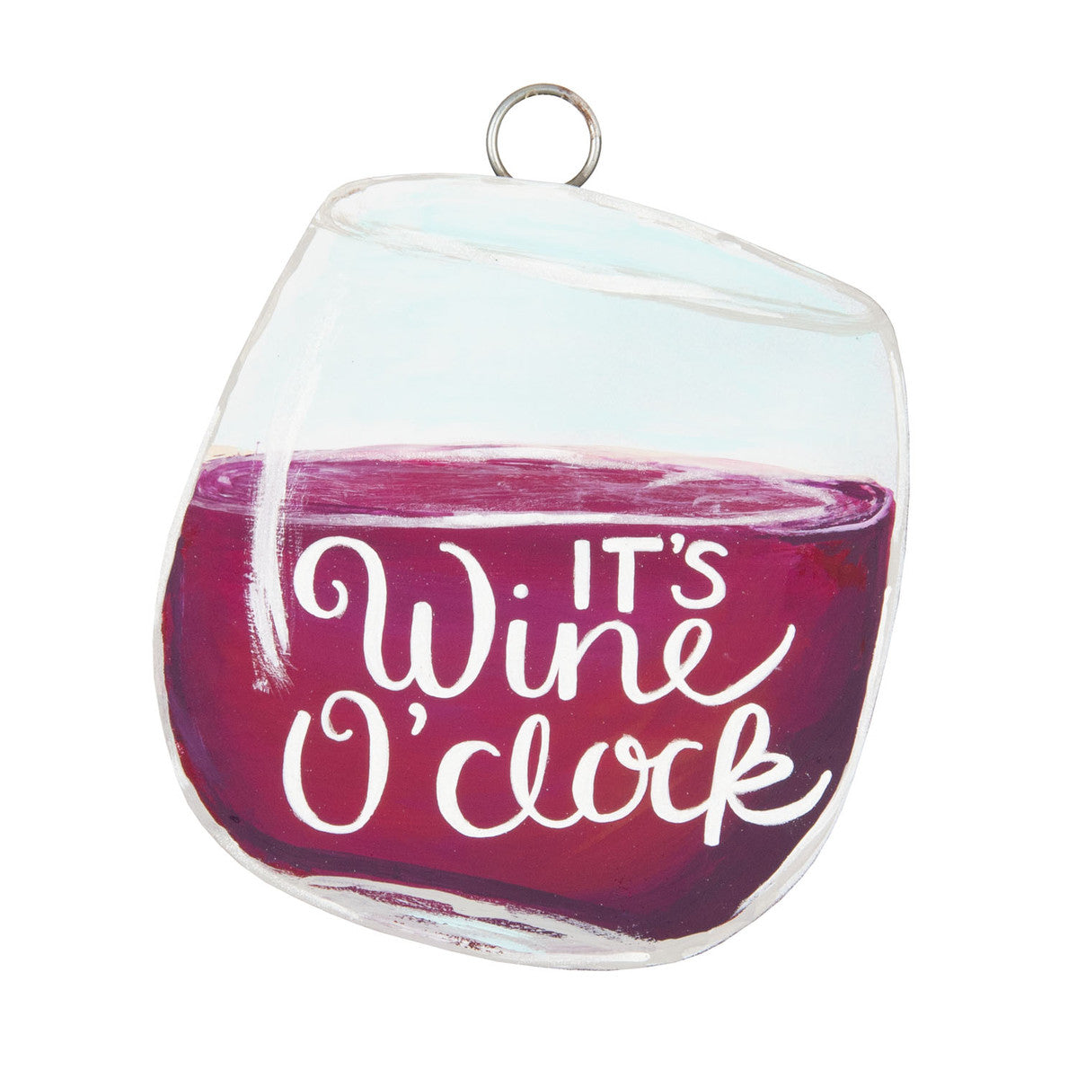 "Wine O'clock" Charm